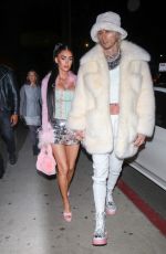MEGAN FOX and MGK Arrives at Catch Steak LA in Los Angeles 12/19/2022