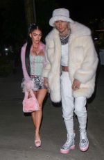 MEGAN FOX and MGK Arrives at Catch Steak LA in Los Angeles 12/19/2022