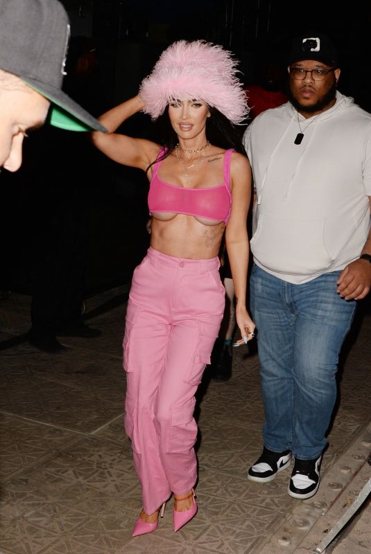 MEGAN FOX Arrives at Audacy Beach Festival in Fort Lauderdale 12/04/2022