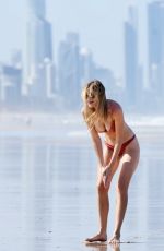 MEGAN MARX in Bikini at a Beach on the Gold Coast 12/07/2022