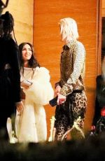 MEHAN FOX and MGK Out for Dinner at Nobu on Christmas Eve in Malibu 12/24/2022
