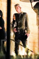 MEHAN FOX and MGK Out for Dinner at Nobu on Christmas Eve in Malibu 12/24/2022
