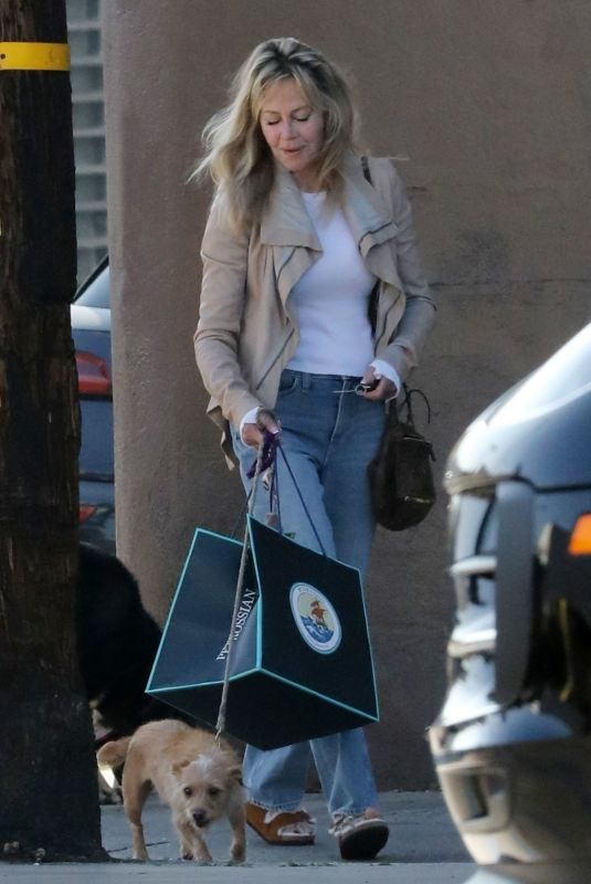 MELANIE GRIFFITH Leaves Petrossian Restaurant & Boutique in West Hollywood 12/19/2022