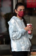 MILA KUNIS Out for Coffee at Starbucks in Beverly Hills 11/29/2022