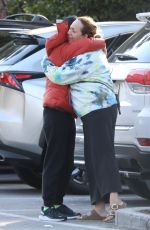 MILA KUNIS Out for Lunch with a Friend in Los Angeles 12/14/2022