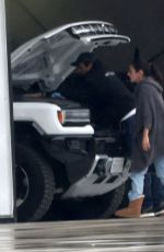 MILA KUNIS Returns Home From a Trip to Ashton