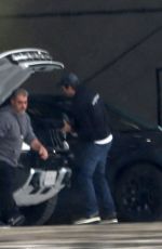 MILA KUNIS Returns Home From a Trip to Ashton