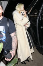 MILEY CYRUS Leaves an Event at San Vicente Bungalows in West Hollywood 12/05/2022