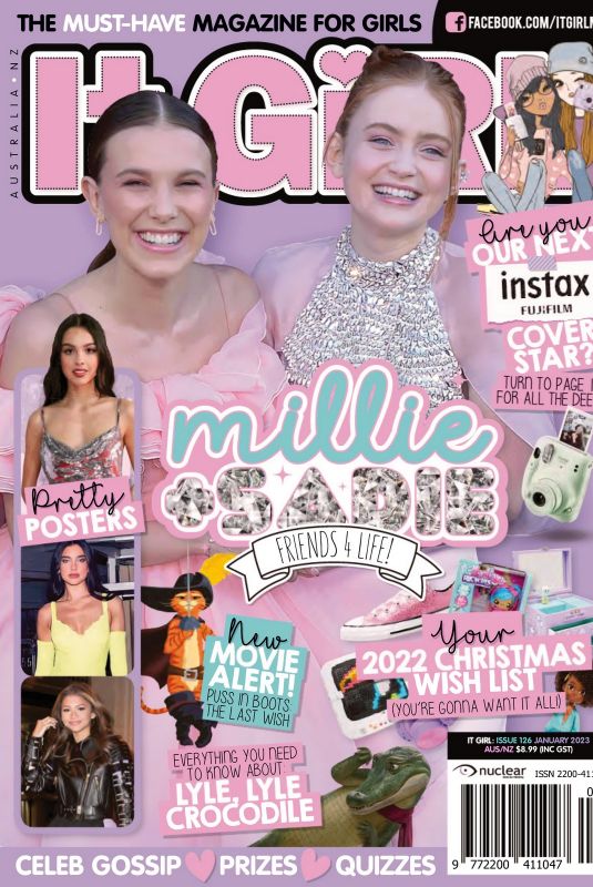 MILLIE BOBBY BROWN and SADIE SINK in It Girl Magazine, January 2023