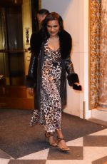MINDY KALING Leaves Her Hotel in New York 12/01/2022
