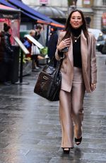 MYLEENE KLASS Arrives at Global Radio in London 12/19/2022