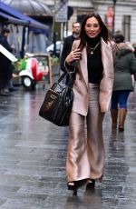 MYLEENE KLASS Arrives at Global Radio in London 12/19/2022