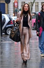MYLEENE KLASS Arrives at Global Radio in London 12/19/2022