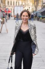 MYLEENE KLASS Arrives at Smooth Radio in London 12/01/2022