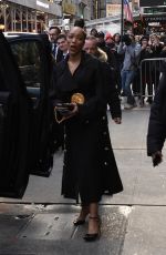 NAOMI ACKIE Leaves Good Morning America in New York 12/12/2022