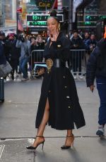 NAOMI ACKIE Leaves Good Morning America in New York 12/12/2022