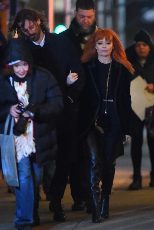 NATASHA LYONNE and ELIZABETH OLSEN at Dos Caminos Park Avenue in New York 12/03/2022