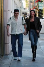 NICOLA PELTZ and Brooklyn Beckham Out on Eearly Holiday Shopping in Beverly Hills 12/07/2022