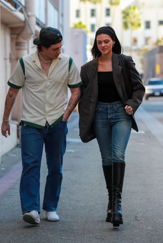 NICOLA PELTZ and Brooklyn Beckham Out on Eearly Holiday Shopping in Beverly Hills 12/07/2022
