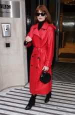 NICOLA ROBERTS Leaves Zoe Ball Breakfast Show in London 12/02/2022