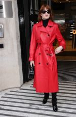 NICOLA ROBERTS Leaves Zoe Ball Breakfast Show in London 12/02/2022