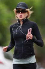 NICOLE KIDMAN Out Jogging in Sydney 12/28/2022
