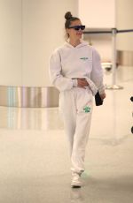 NINA AGDAL Arrives at LAX Airport in Los Angeles 12/08/2022