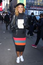 NONA JONES Arrives at Good Morning America in New York 12/02/2022