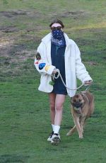 OLIVIA JADE GIANNULLI and Jacob Elordi Out with Their Dogs at a Park in Los Angeles 12/07/2022