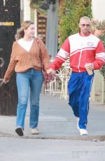OLIVIA MACKLIN and Benjamin Levy Aguilar Out for Lunch in Los Feliz 12/24/2022