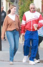 OLIVIA MACKLIN and Benjamin Levy Aguilar Out for Lunch in Los Feliz 12/24/2022