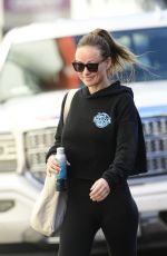OLIVIA WILDE Arrives at a Gym in Los Angeles 12/13/2022