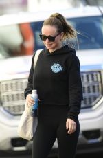 OLIVIA WILDE Arrives at a Gym in Los Angeles 12/13/2022
