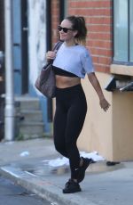 OLIVIA WILDE Heading to a Gym in Studio City 12/07/2022