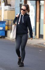 OLIVIA WILDE Heading to a Gym in Studio City 12/14/2022