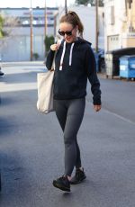OLIVIA WILDE Heading to a Gym in Studio City 12/14/2022