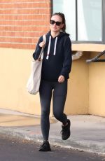 OLIVIA WILDE Heading to a Gym in Studio City 12/14/2022