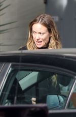 OLIVIA WILDE Leaves a Meeting in Hollywood 12/16/2022