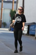 OLIVIA WILDE Leaves Her Daily Workout Session in Studio City 12/08/2022