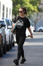 OLIVIA WILDE Leaves Her Daily Workout Session in Studio City 12/08/2022