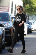 OLIVIA WILDE Leaves Her Daily Workout Session in Studio City 12/08/2022