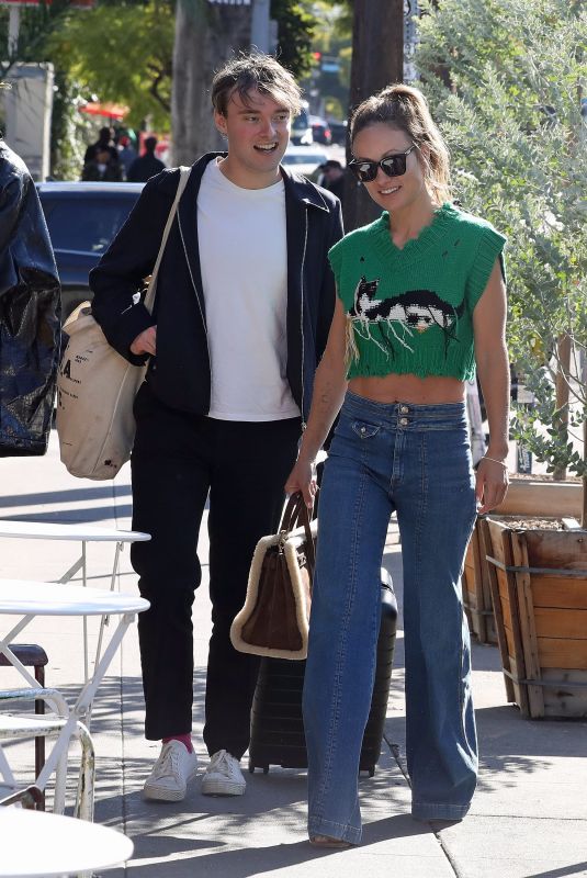 OLIVIA WILDE Out for Lunch with a Friend in Los Angeles 12/07/2022