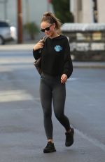 OLIVIA WILDE Out for Morning Workout at Studio City Gym 12/05/2022
