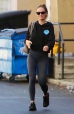OLIVIA WILDE Out for Morning Workout at Studio City Gym 12/05/2022
