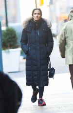 PADMA LAKSHMI Leaves Workout at Equinox Gym in New York 12/28/2022
