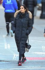 PADMA LAKSHMI Leaves Workout at Equinox Gym in New York 12/28/2022