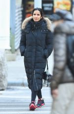 PADMA LAKSHMI Leaves Workout at Equinox Gym in New York 12/28/2022