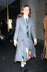 PAULINE CHALAMET Leaves Today Show in New York 12/08/2022