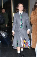 PAULINE CHALAMET Leaves Today Show in New York 12/08/2022