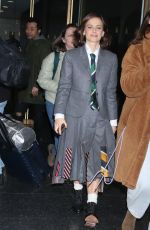 PAULINE CHALAMET Leaves Today Show in New York 12/08/2022